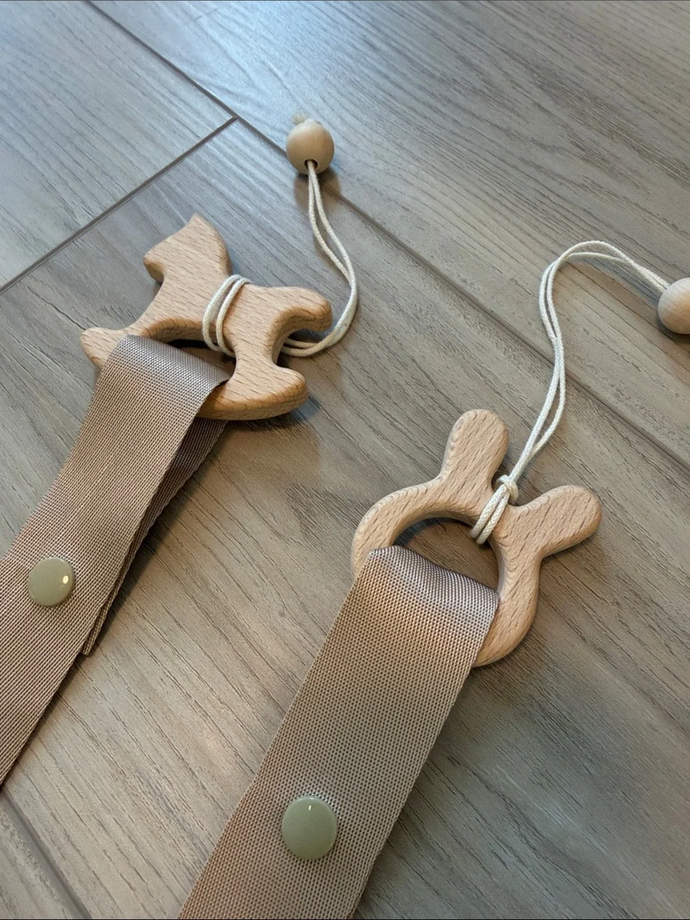 Kids Neutral and Pink hair accessories Clip Straps